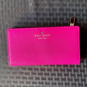 Kate Spade Wallet (Hot Pink)